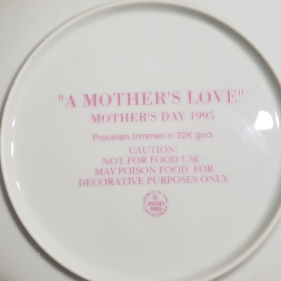 1995 Avon collector plate - Picture 3 of 3
